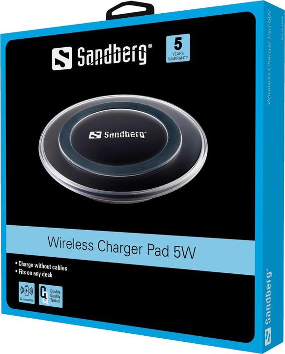Produktbild Sandberg Wireless Ladegeraet Pad (5 W)