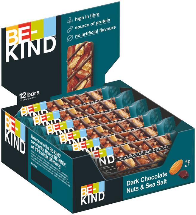 Produktbild Be-Kind Dark Chocolate Nuts & Sea Salt (480 g)