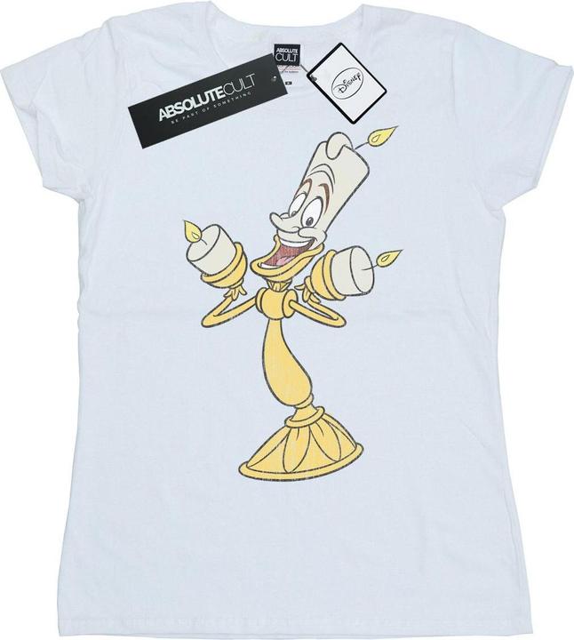 Disney Beauty And The Beast Lumiere Distressed TShirt (XL)
