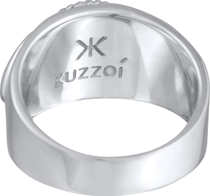 Produktbild Kuzzoi Ring Herrren Siegelring Türkiser Howlith 925 Silber (64, 925 Silber)