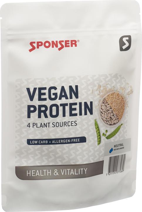Image du produit Sponser Vegan Neutral 480 g poudre de protéines (Neutre, 1 pcs, 480 g)