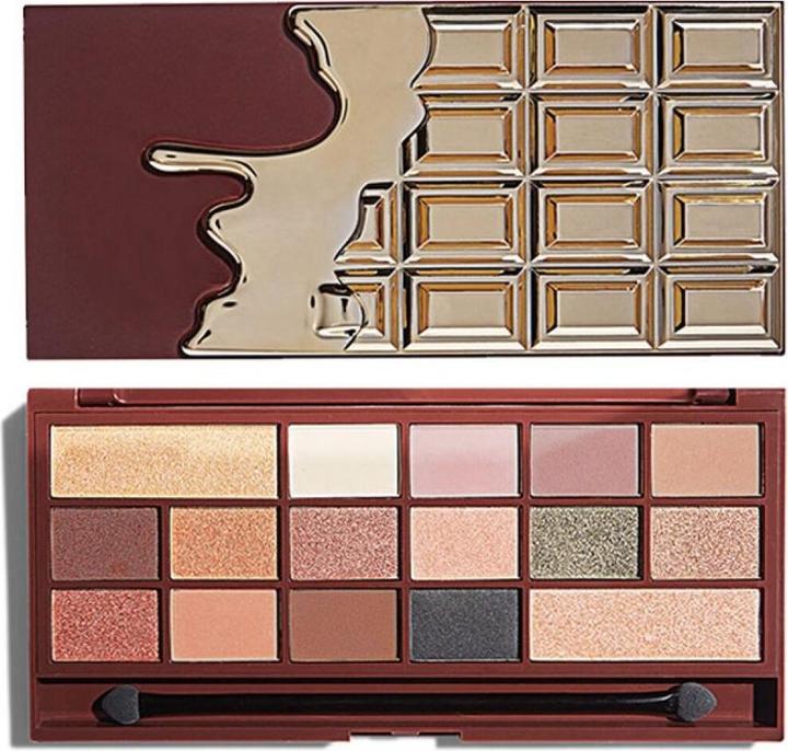 Actual product image Makeup Revolution I Heart Revolution chocolate palette price 24k GOLD 22 g (24K Gold)