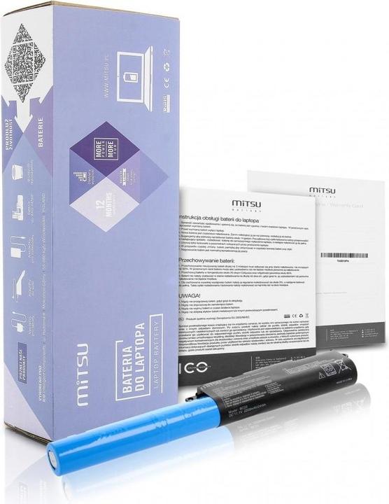 Image du produit Mitsu BATTERY BC/AS-X540 (ASUS 2200 MAH 24 WH) - Batterie - Batterie (3 cellules, 2200 mAh)