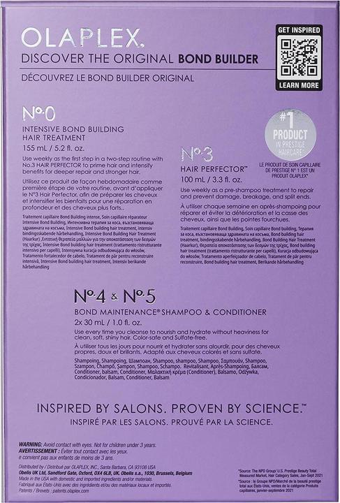 Image du produit Olaplex Le meilleur des constructeurs d'obligations (Set soin capillaire)