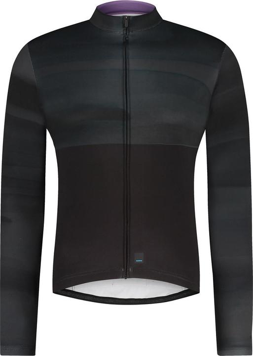 Shimano VERTEX LONG SLEEVE JERSEY Printed BLACK/GRAY LINE S (S)