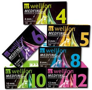Wellion Medfine Plus Pennadeln 10mm (Pen Nadeln + Einmalkanülen)