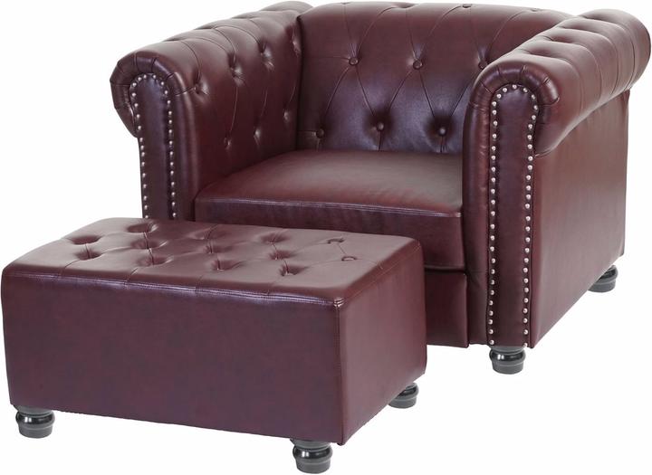 Actual product image Jamb Chesterfield stool