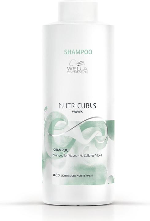 Actual product image Wella Nutricurls Waves Shampoo (1000 ml, Liquid shampoo)
