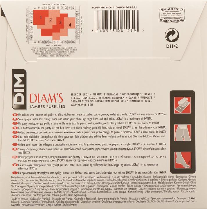 Produktbild DIM Diam's Jambes Fuselées (25 DEN, 34 - 36)