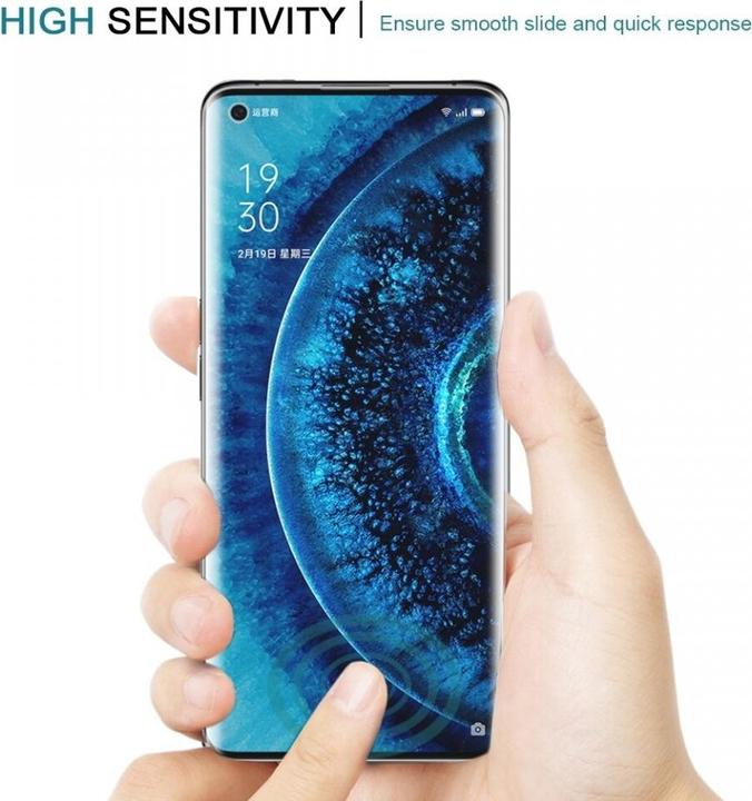 Produktbild Screenguard Oppo Find X2 Pro Panzerglas Schutzfolie Case Friendly Design (1 Stück, Oppo Find X2 Pro)