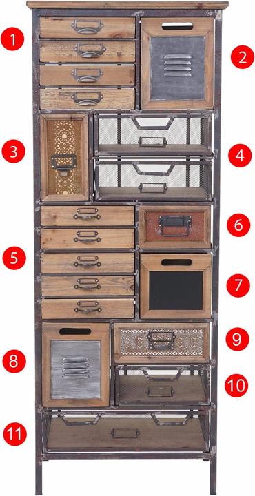 Produktbild Jamb Apothekerschrank (143 x 56 x 33 cm)