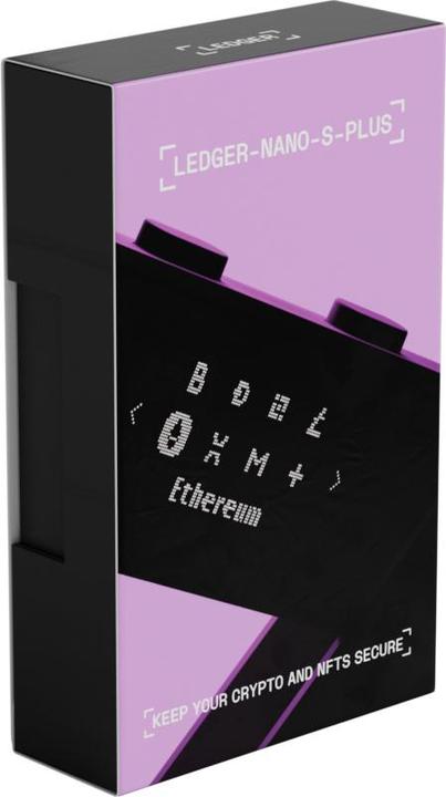 Actual product image Ledger Nano S Plus - Matt black (Bitcoin, Litecoin, Ubiq, Bitcoin cash, Komodo, Zcash, Ethereum Classic, Ether, Vertcoin, Stellar, Neo, Dash)