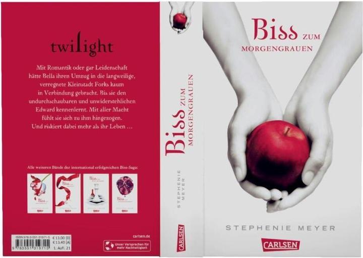 Produktbild Biss zum Morgengrauen (Bella und Edward 1) (Deutsch, Karsten Kredel, Stephenie Meyer, 2021)