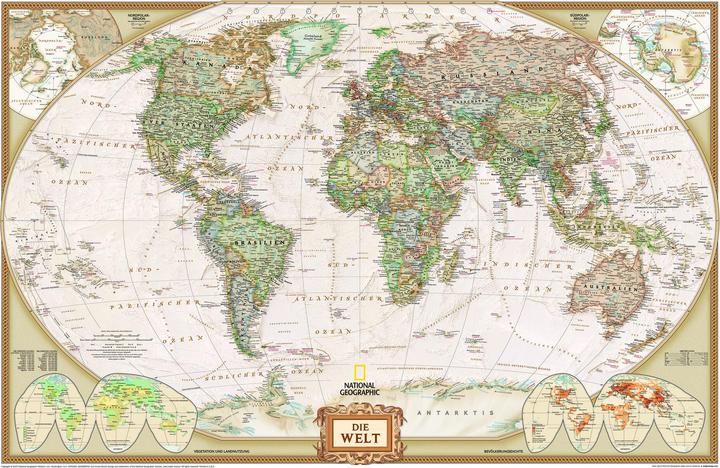 Actual product image NationalGeographicPoliticalWorldMap