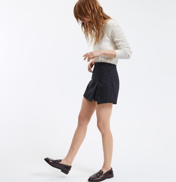 Produktbild La Redoute Collections Skort mit Nadelstreifen (50)