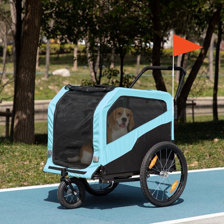 Immagine prodotto PawHut Rimorchio per cani con catarifrangenti