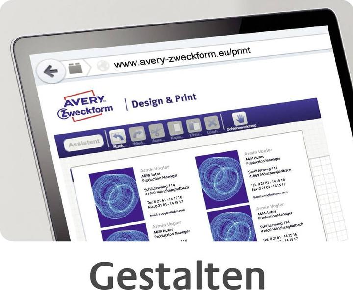 Produktbild Avery Klassisch (185 g/m², 250 x, A4)