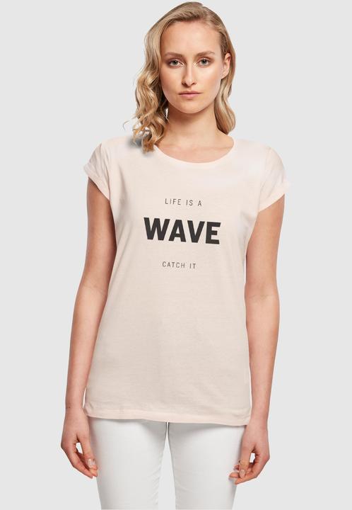 Produktbild Merchcode Ladies Summer - Life is a wave T-Shirt - 118923 (L)