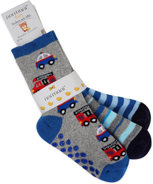 Actual product image Normani 3 pairs of children's socks with ABS print (pack of 3, 98/104)