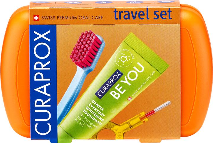 Actual product image Curaprox Travel Set Orange (Soft, 1 x)