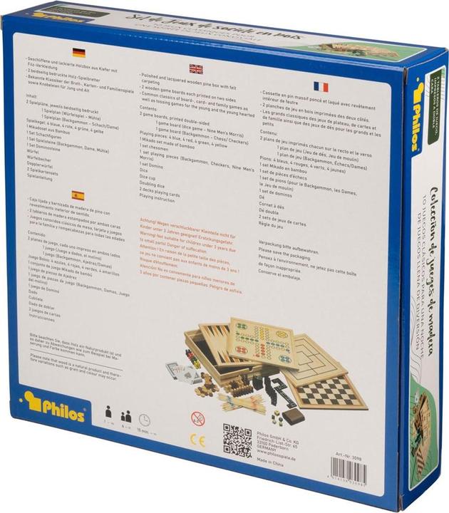 Produktbild Philos Holz Spielesammlung (Deutsch)
