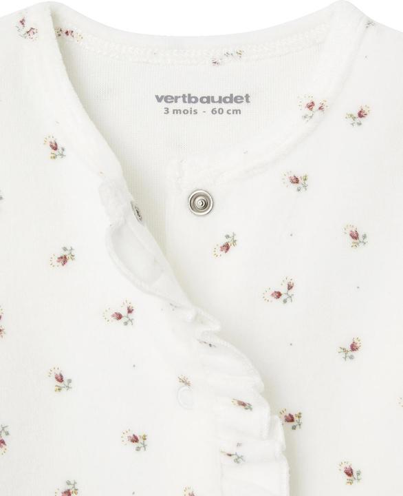 Image du produit Vertbaudet 2er-Pack Baby Samt-Strampler Oeko-Tex (56)