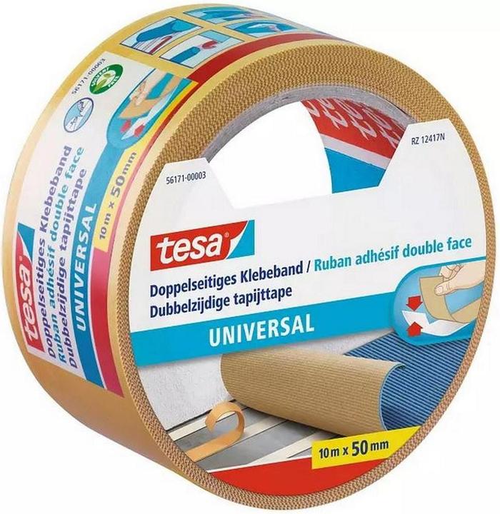 Produktbild tesa 6x UNIVERSAL doppelseitiges Klebeband, Sechserpack (50 mm)