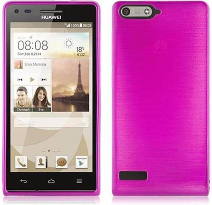 Actual product image Cadorabo TPU Brushed Cover (Huawei Ascend P7 mini)
