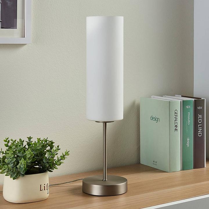 Image du produit Lindby Felice lampe de table White/Nickel (E27)
