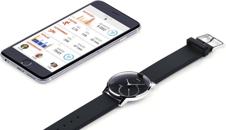Actual product image Withings Activité Steel (Hybrid watch, Analogue wristwatch, 36 mm)