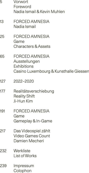 Produktbild Forced Amnesia (DE)