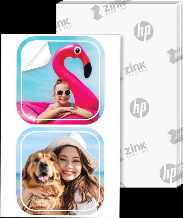 Productafbeelding HP Zink Papier Sprocket Luna 30-pack 2x3 Voorgesneden 1,3x1,3 sticker (HPIZ2X330C)