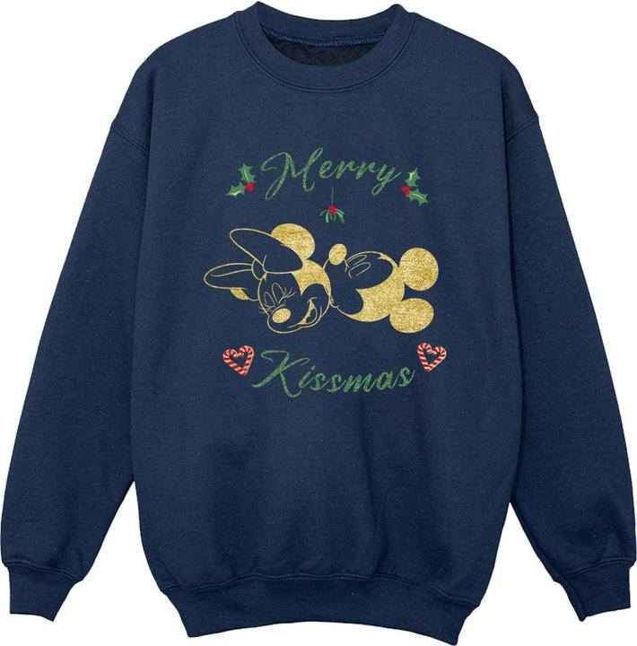 Disney Mickey Mouse Merry Kissmas Sweatshirt Jungen (128)