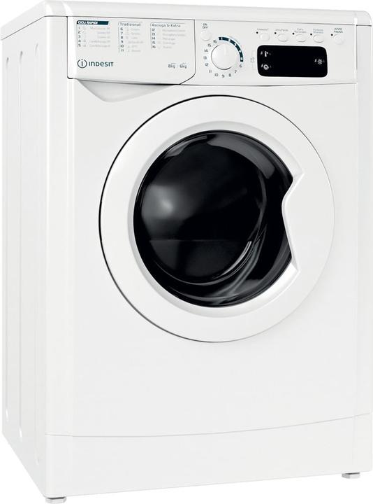 Image du produit Indesit BDE 861483X WK IT N laveuse-sécheuse en pose libre Chargement frontal Blanc D (Prise UE)