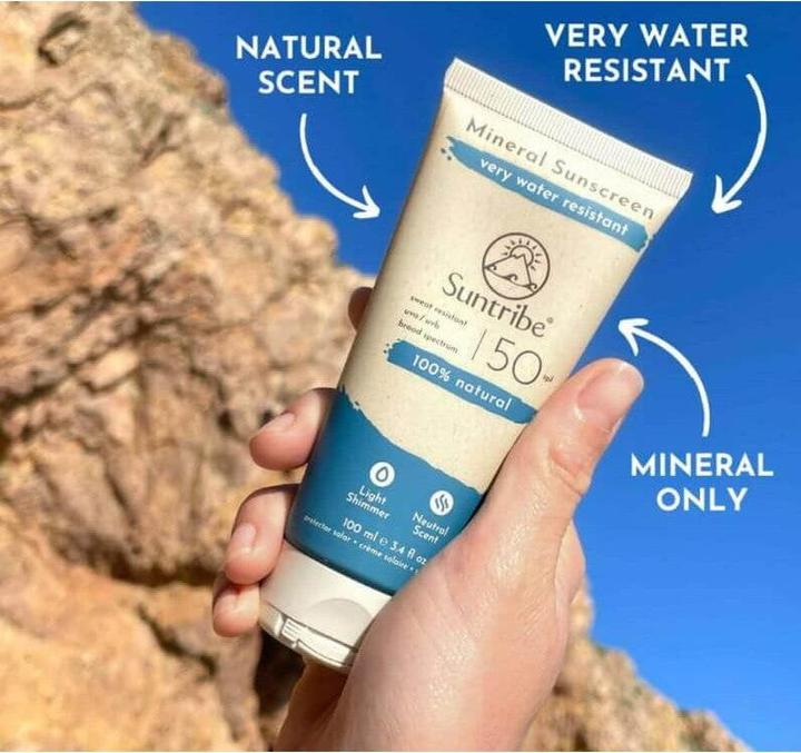 Actual product image Suntribe Mineral Organic (Suntan cream, SPF 50, 100 ml)