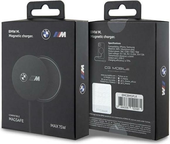 Produktbild BMW ład. indukcyjna BMCBMSPLK 15W MagSafe czarny/black M Edition (15 W)
