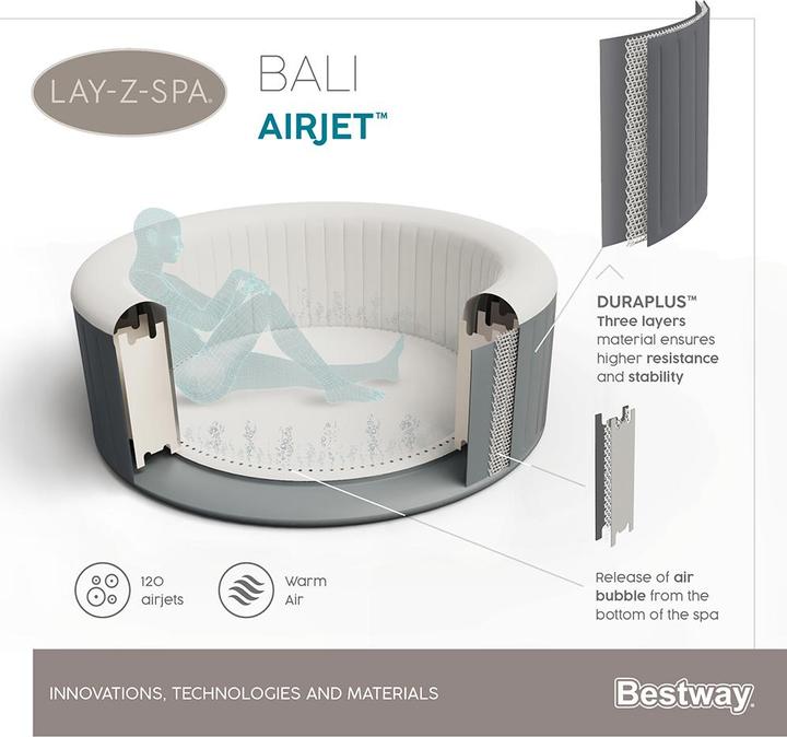 Image du produit Bestway Lay-Z-Spa Bali (4 pers.)