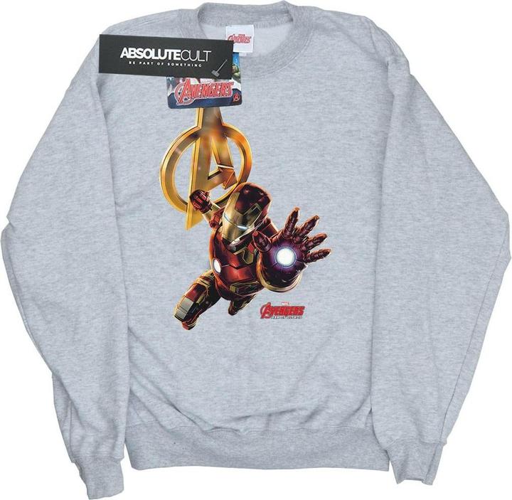 Iron Man Pose Sweatshirt Jungen