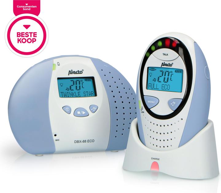 Immagine prodotto Alecto Dbx-88 Eco (Audio del baby monitor, 300 m)