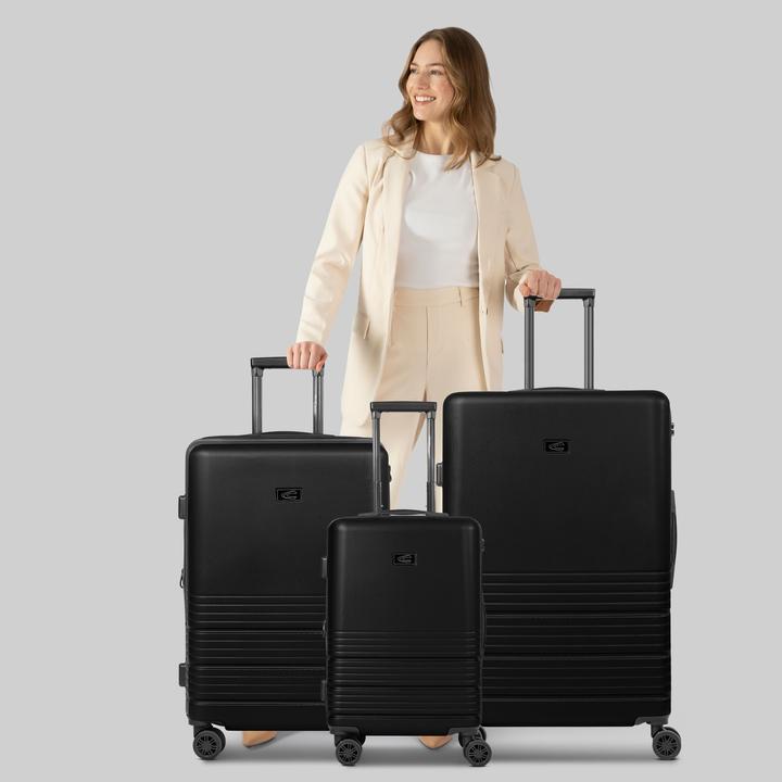 Produktbild Camel Active Hanoi 4 Rollen Kofferset 3-teilig mit Dehnfalte (202 l)