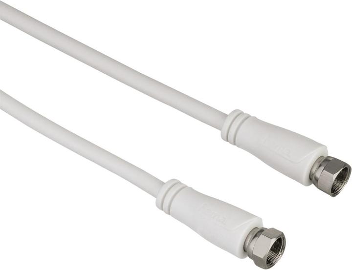 Image du produit Hama Câble de raccordement SAT - grosse tête de vis (90 dB, Câble satellite)
