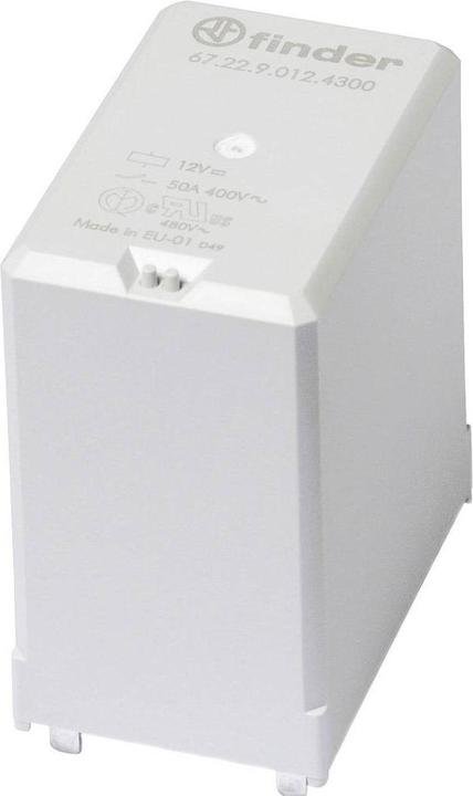 Image du produit Finder 67.22.9.024.4300 Relais pour circuit imprimé 24 V/DC 50 A 2 contacts NO 1 pc.
