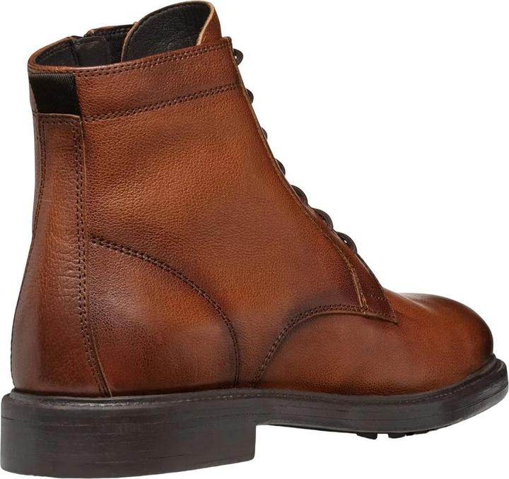Actual product image Geox Mens Tiberio Patent Leather Ankle Lace Up Boots (41)