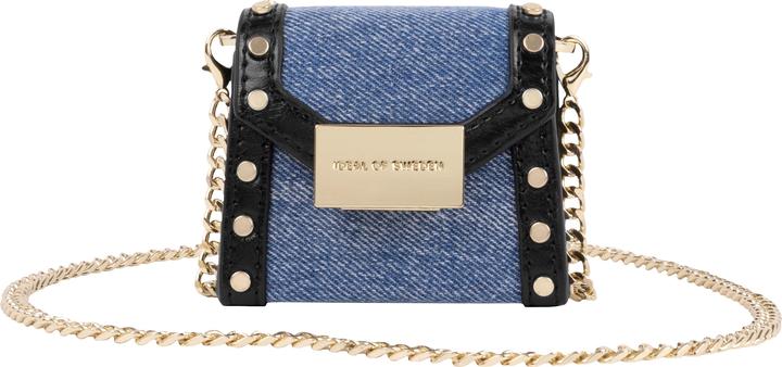 Productafbeelding iDeal Of Sweden AirPods Mini Tas Paloma Herwerkt Denim (Koptelefoon tas)