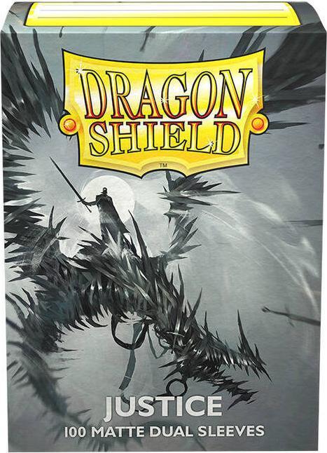 Image du produit Arcane Tinman Dragon Shield Dual Matte Sleeves (x100) - Justice