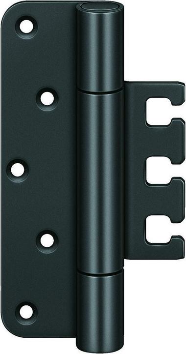 Produktbild Simonswerk VX7939 Objektband (Türband) H 120mm für gefälzte Türen, Stahl schwarz