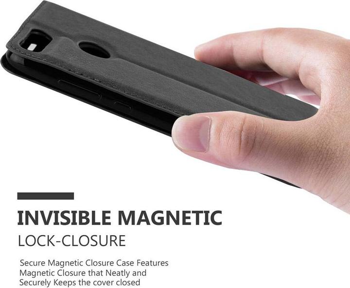 Actual product image Cadorabo Book Invisible Magnet Cover (Honor 9 Lite)