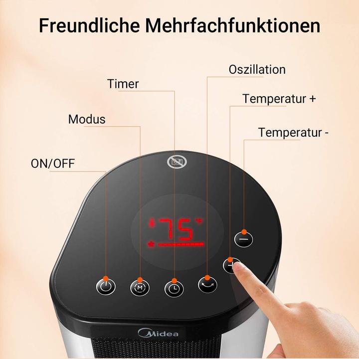 Actual product image Midea NTH20-17BR (2000 W)