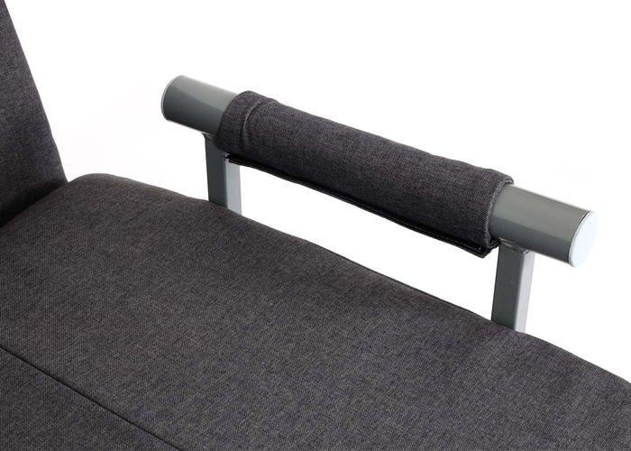 Actual product image Swisshandel24 Sleeping Chair HWC-K29, Folding Armchair Sleeping Sofa Guest Bed Relaxing Armchair, Lying Surface