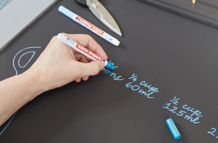 Actual product image Edding 4085 - Chalk Marker (Light blue, 1 mm, 1 x)